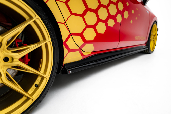 Dokładki Progów V.2 Maxton Volkswagen Golf GTI Clubsport Mk8 Facelift