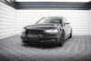 Splitter przedni Maxton V2 Audi S4 B8 FL (czarny połysk)