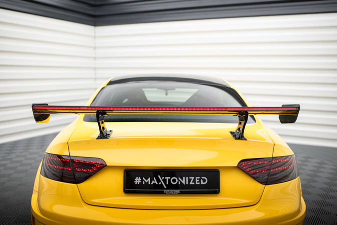 Karbonowy Spoiler Z Wewnętrznymi Wspornikami + LED Maxton Audi A5 Coupe 8T