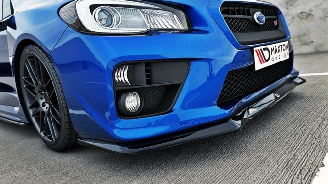 Splitter przedni Maxton Subaru Impreza MK4 WRX STI V1 (czarny połysk)