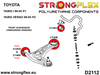 Zestaw zawieszenia przedniego Yaris Yaris Verso (99-05) P2