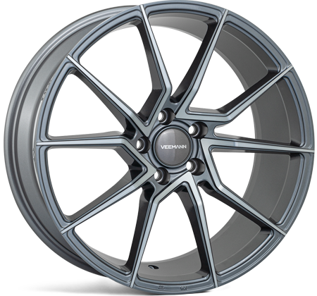 Felga aluminiowa 20" Veemann V-FS52 20x8,5 ET35 5x120 Graphite Smoke Machined