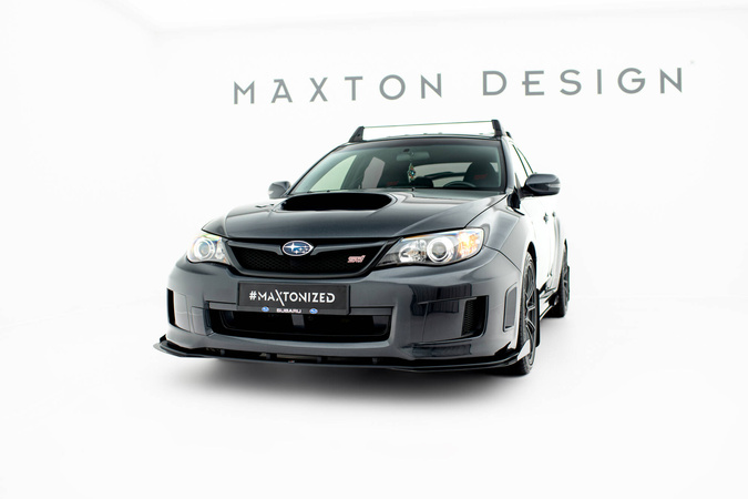 Splitter Przedni Street Pro + Flaps Maxton Subaru Impreza WRX STI Mk3 Facelift