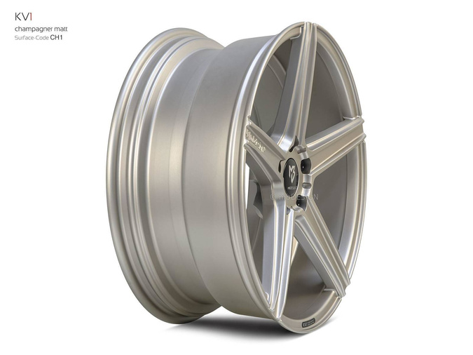 Felga aluminiowa 20" mbDESIGN KV1 20x9 ET42 5x120 Jasnoszary matt
