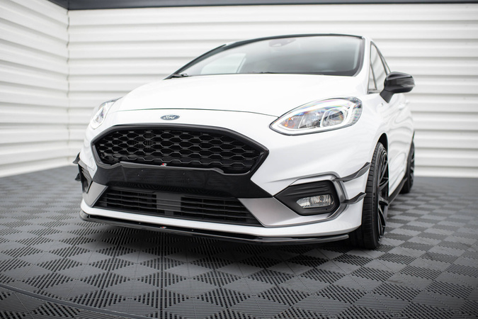 Splitter przedni Maxton V3 Ford Fiesta MK8 ST/ST-Line (czarny połysk)